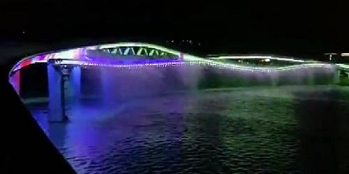 理贤桥水幕秀设计与施工工程